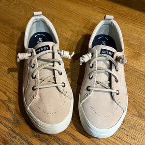 Sperry Crest Vibe leather sneakers